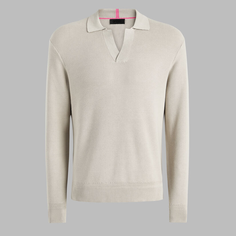 JOHNNY COLLAR COOLING COTTON JUMPER POLO