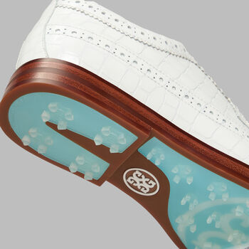 WOMEN'S LTD RELEASE GALLIVANTER CROC-EMBOSSED LEATHER LUXE SOLE GOLF SHOE - Alternate Image 1