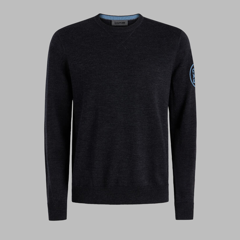 CIRCLE G'S MERINO WOOL CREWNECK JUMPER