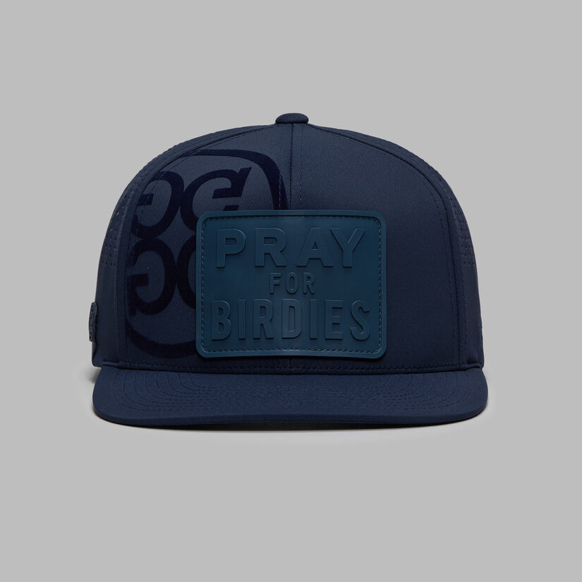 PRAY FOR BIRDIES PATCH PERFORATED DELTA HAT - Alternate Image 3