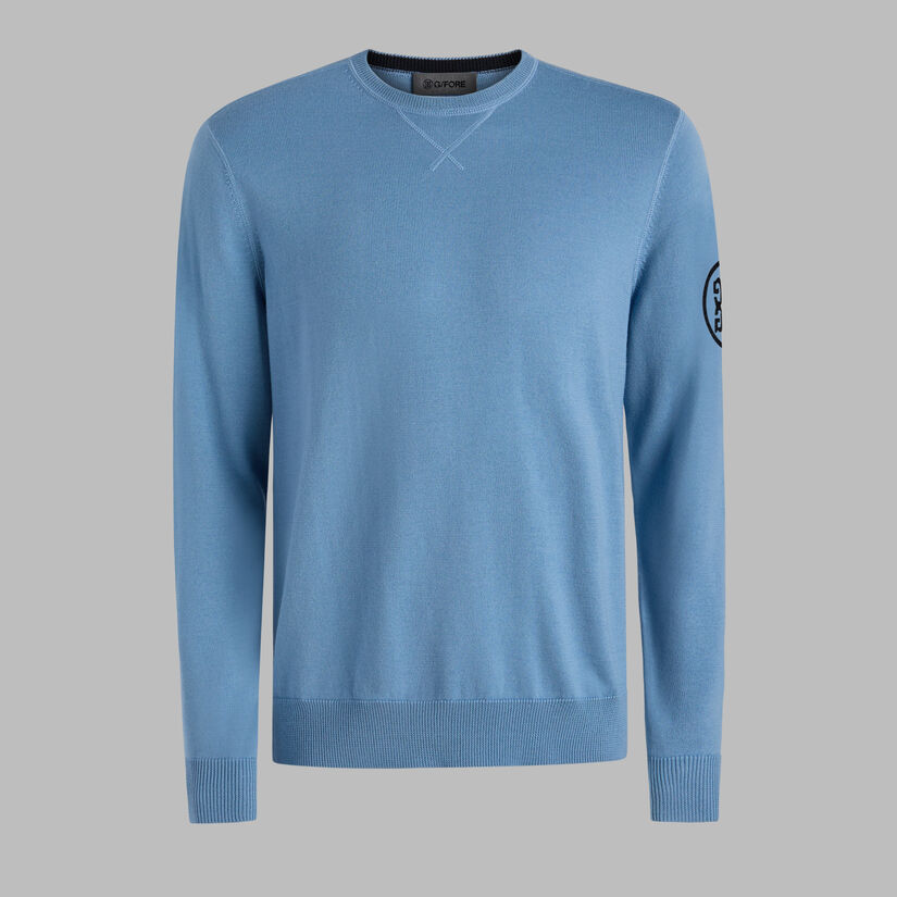 CIRCLE G'S MERINO WOOL CREWNECK JUMPER