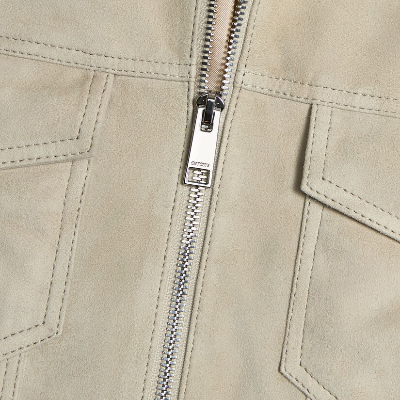 SUEDE TRUCKER JACKET - Alternate Image 5