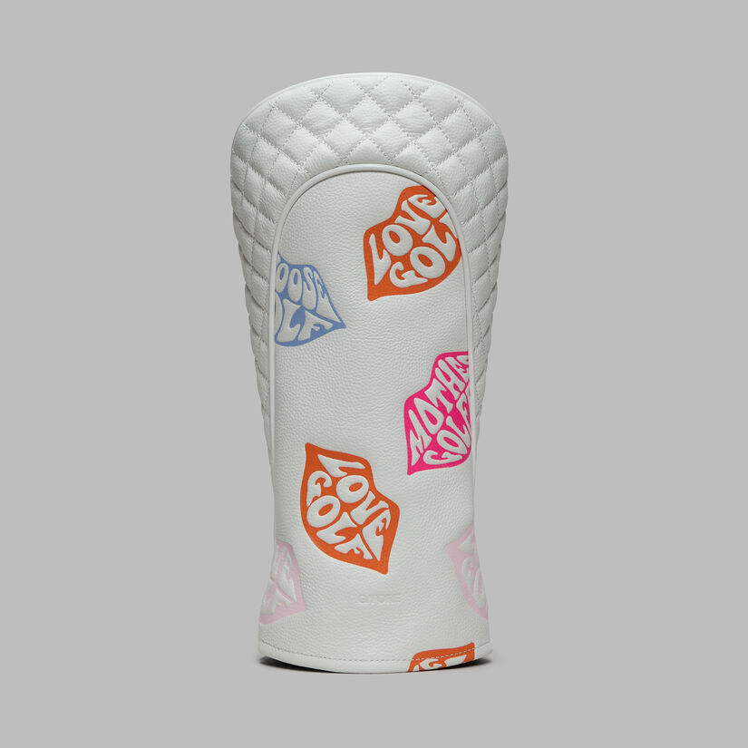 EMBOSSED LOVE G LEATHER DRIVER HEADCOVER - Alternate Image 1