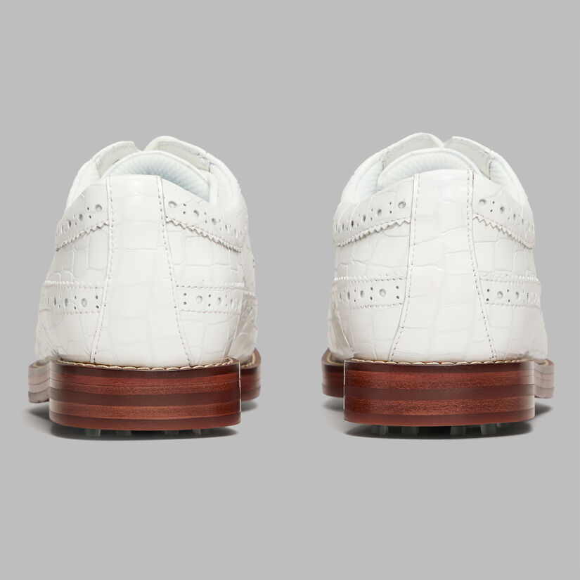 WOMEN'S LTD RELEASE GALLIVANTER CROC-EMBOSSED LEATHER LUXE SOLE GOLF SHOE - Alternate Image 4