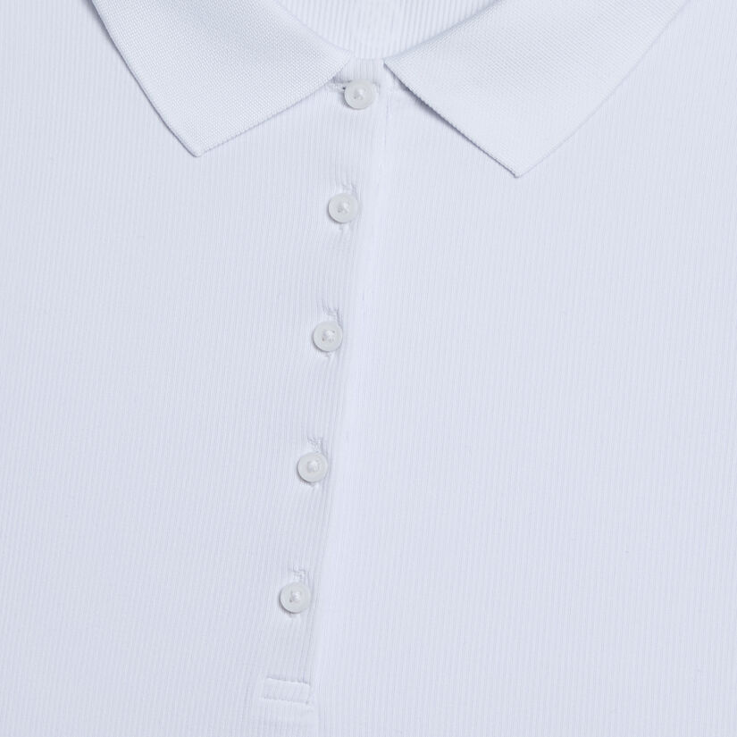 RIBBED TECH NYLON LONG SLEEVE POLO - Alternate Image 4