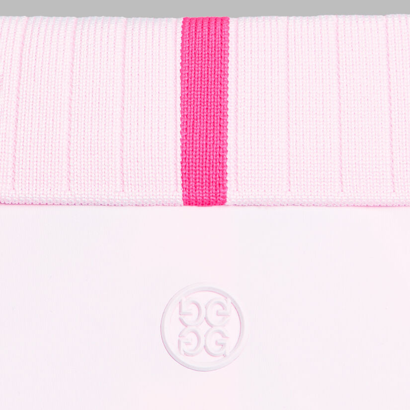 PLEATED COLLAR SILKY TECH NYLON SLEEVELESS POLO - Alternate Image 5