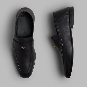 MEN'S METAL TEES LEATHER FLEX LOAFER