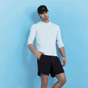 M&Eacute;LANGE ICE NYLON HOODIE