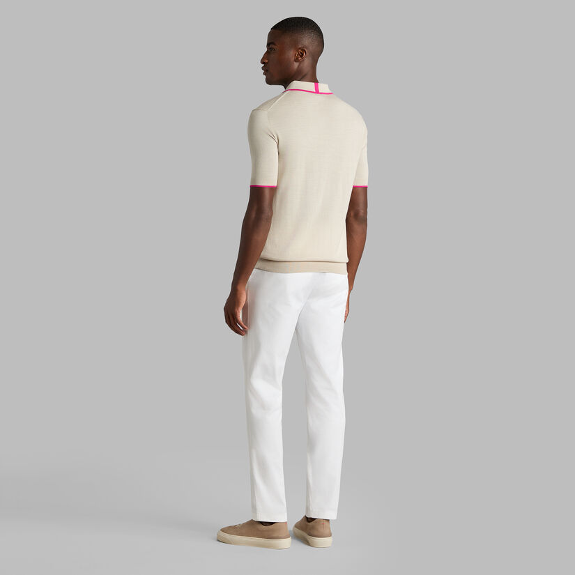 LTD RELEASE MERINO WOOL KNIT JUMPER POLO - Alternate Image 3