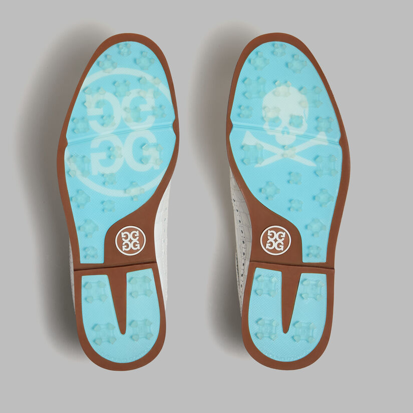 WOMEN'S LTD RELEASE GALLIVANTER CROC-EMBOSSED LEATHER LUXE SOLE GOLF SHOE - Alternate Image 3