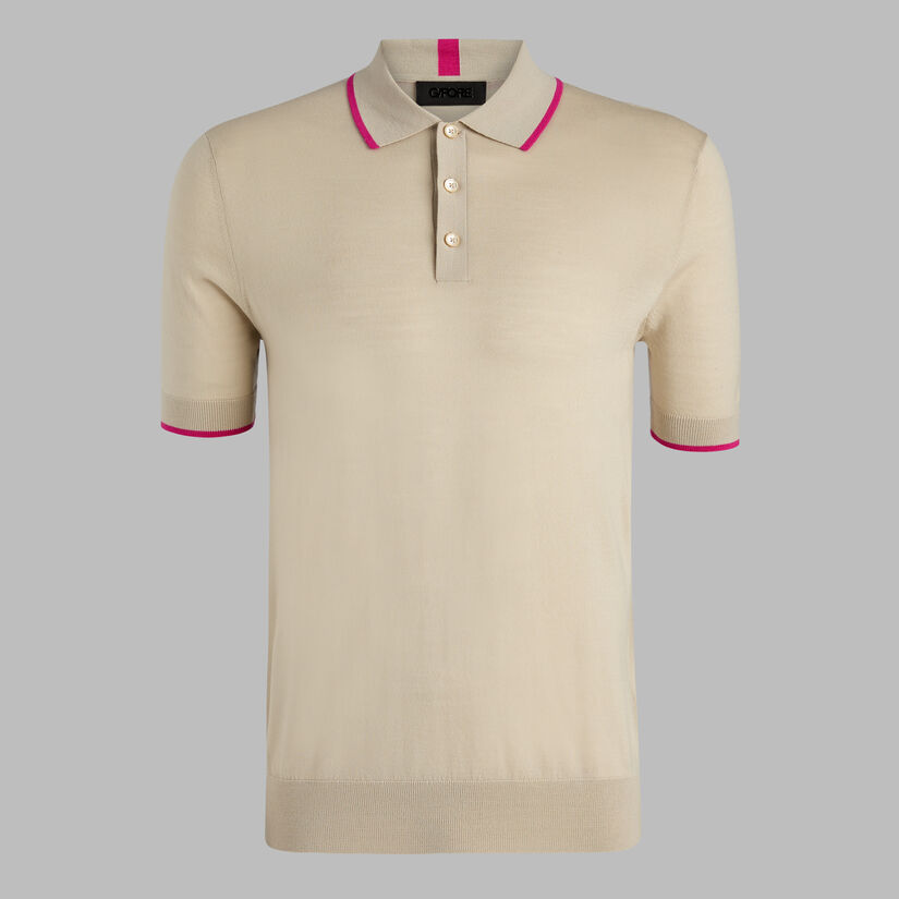 LTD RELEASE MERINO WOOL KNIT JUMPER POLO
