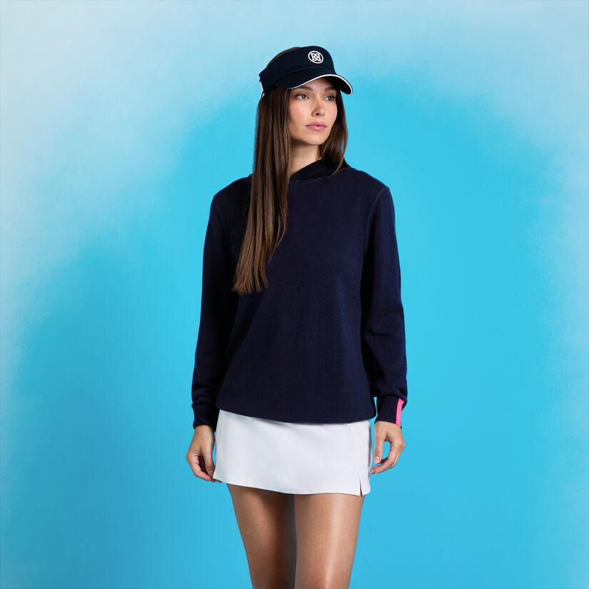 CASHMERE HOODED JUMPER - Alternate Image 2