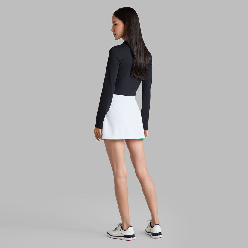 RIBBED TECH NYLON LONG SLEEVE POLO - Alternate Image 3