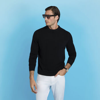 CASHMERE CREWNECK JUMPER - Alternate Image 1