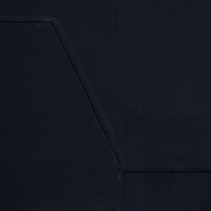 COTTON BLEND SCUBA HOODIE - Alternate Image 3