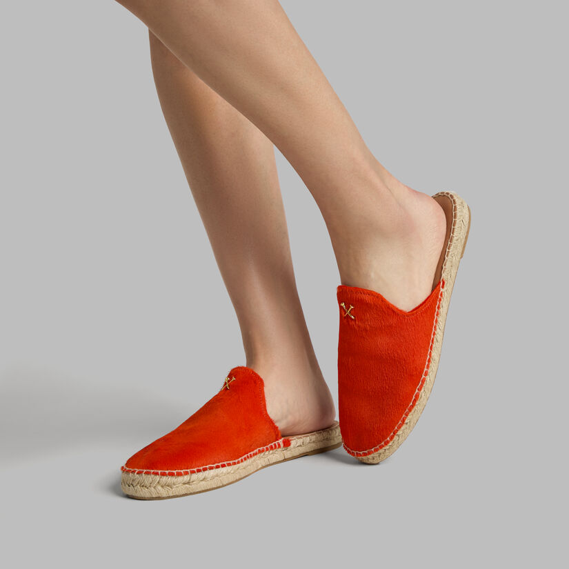 WOMEN'S METAL TEES PONY HAIR ESPADRILLE - Alternate Image 5