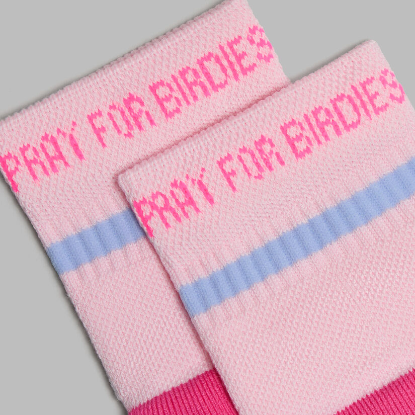 WOMEN'S PRAY FOR BIRDIES QUARTER SOCK - Alternate Image 1