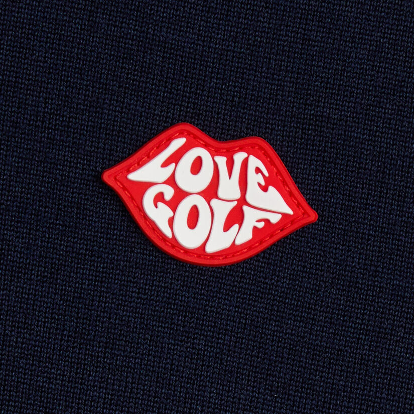 LOVE GOLF MERINO WOOL CREWNECK JUMPER - Alternate Image 4
