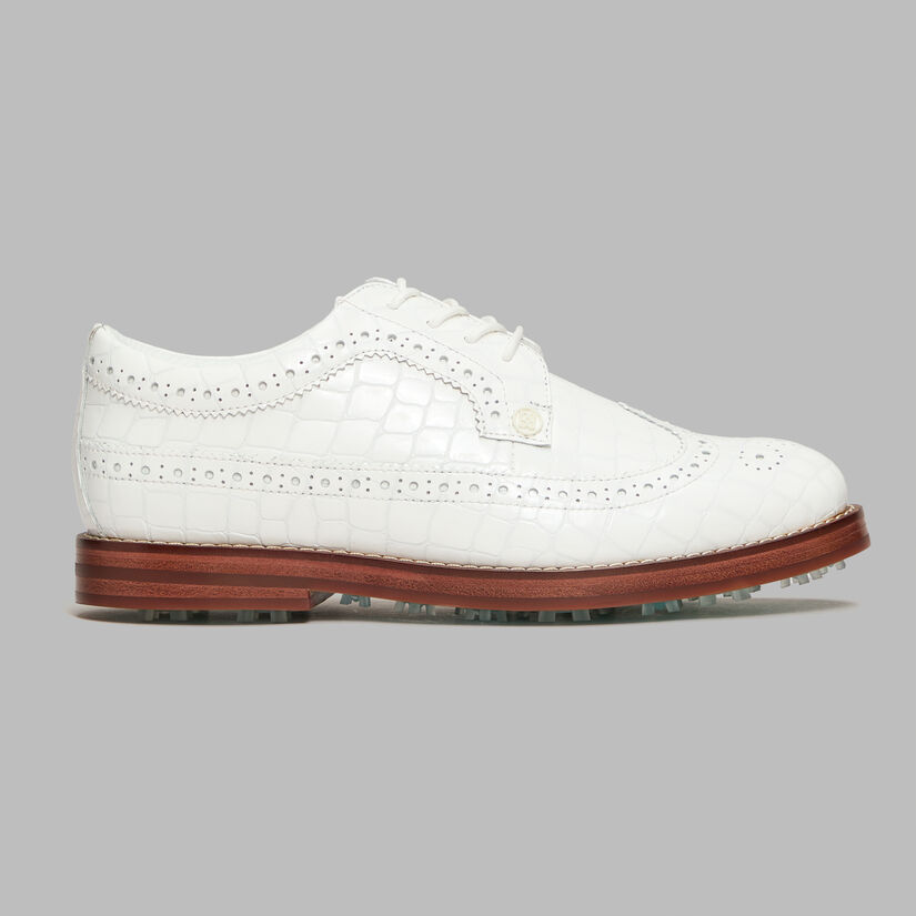 WOMEN'S LTD RELEASE GALLIVANTER CROC-EMBOSSED LEATHER LUXE SOLE GOLF SHOE - Alternate Image 2