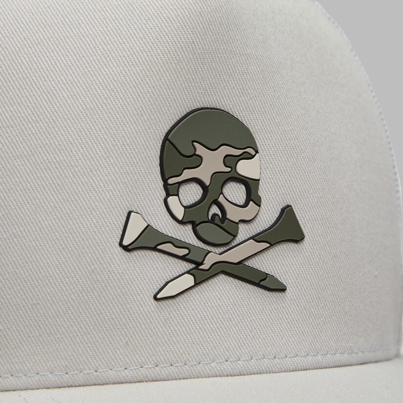 CAMO SKULL & TEES TALL TRUCKER HAT - Alternate Image 1