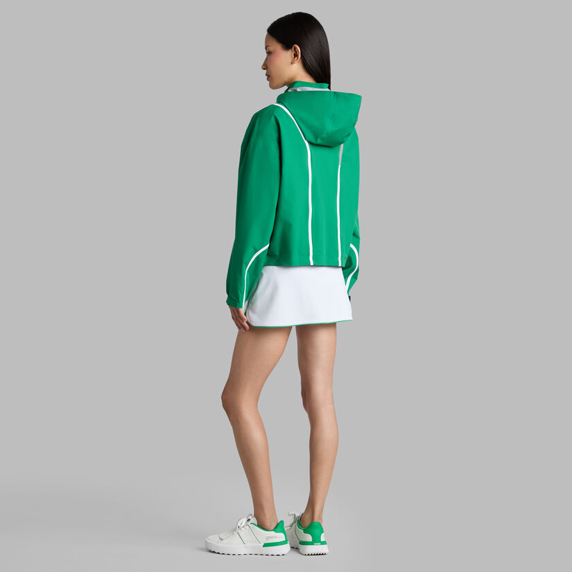PANELED WATER REPELLENT HOODED JACKET - Alternate Image 3